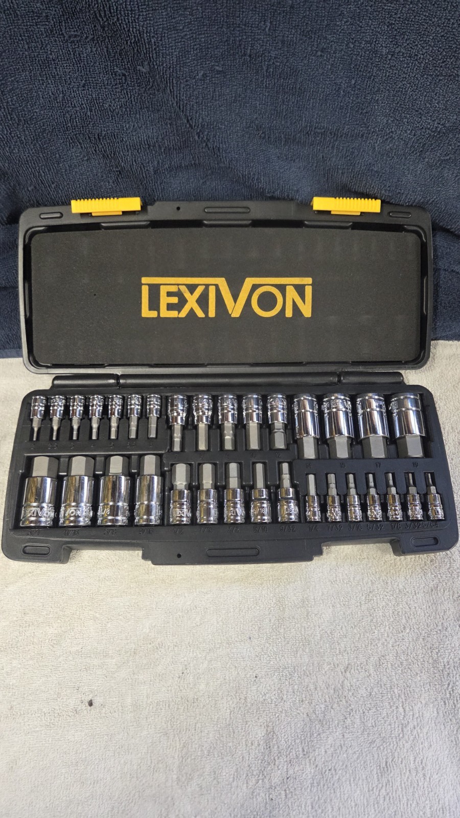 Master HEX Bit Socket Set, S2 Alloy Steel | 32-Piece SAE & Metric (LX-144)