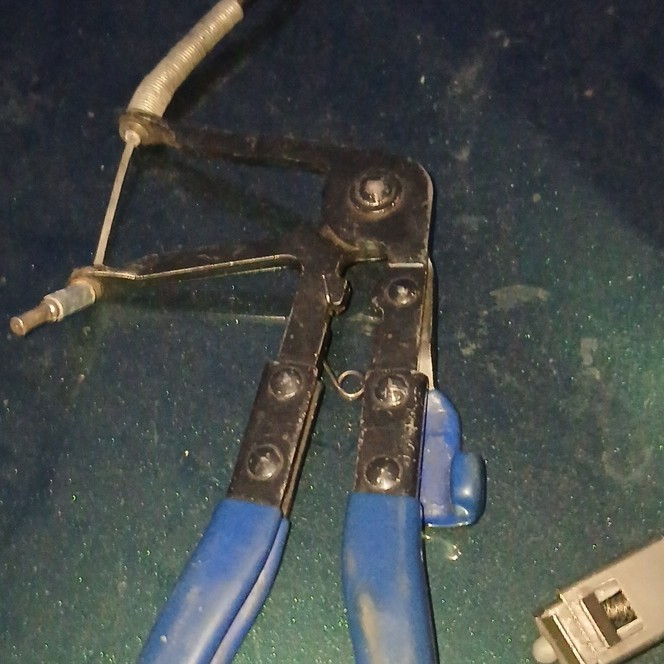 Vintage Astro Pneumatic #94093 Multi-Cable Hose Clamp Plier Made In Taiwan