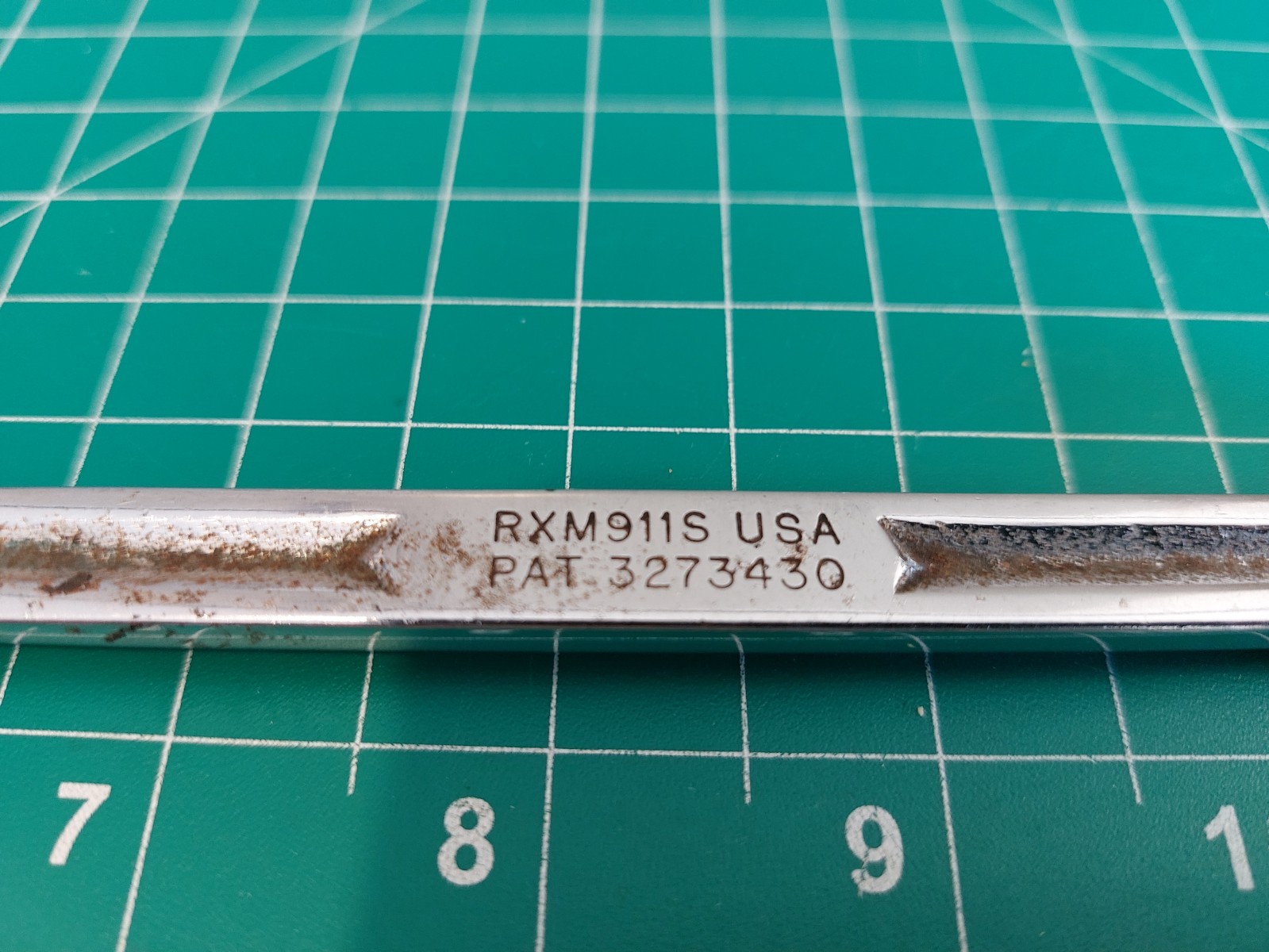 Snap-on Tools RXM911S 9mm X 11mm 6-Point Flare Nut Line Wrench USA