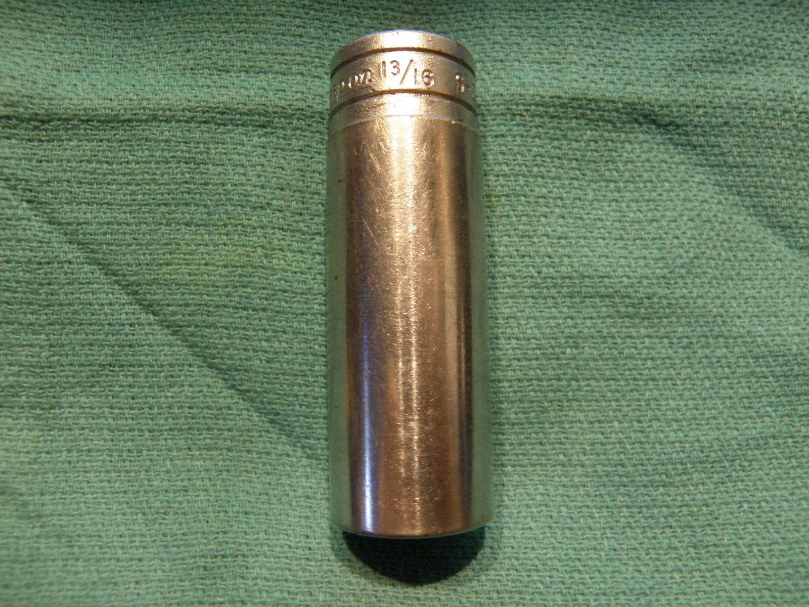 Snap-On 1/2″ Drive, 12 Point, 13/16 Deep Socket. S-261 Very Good Condition. USA.
