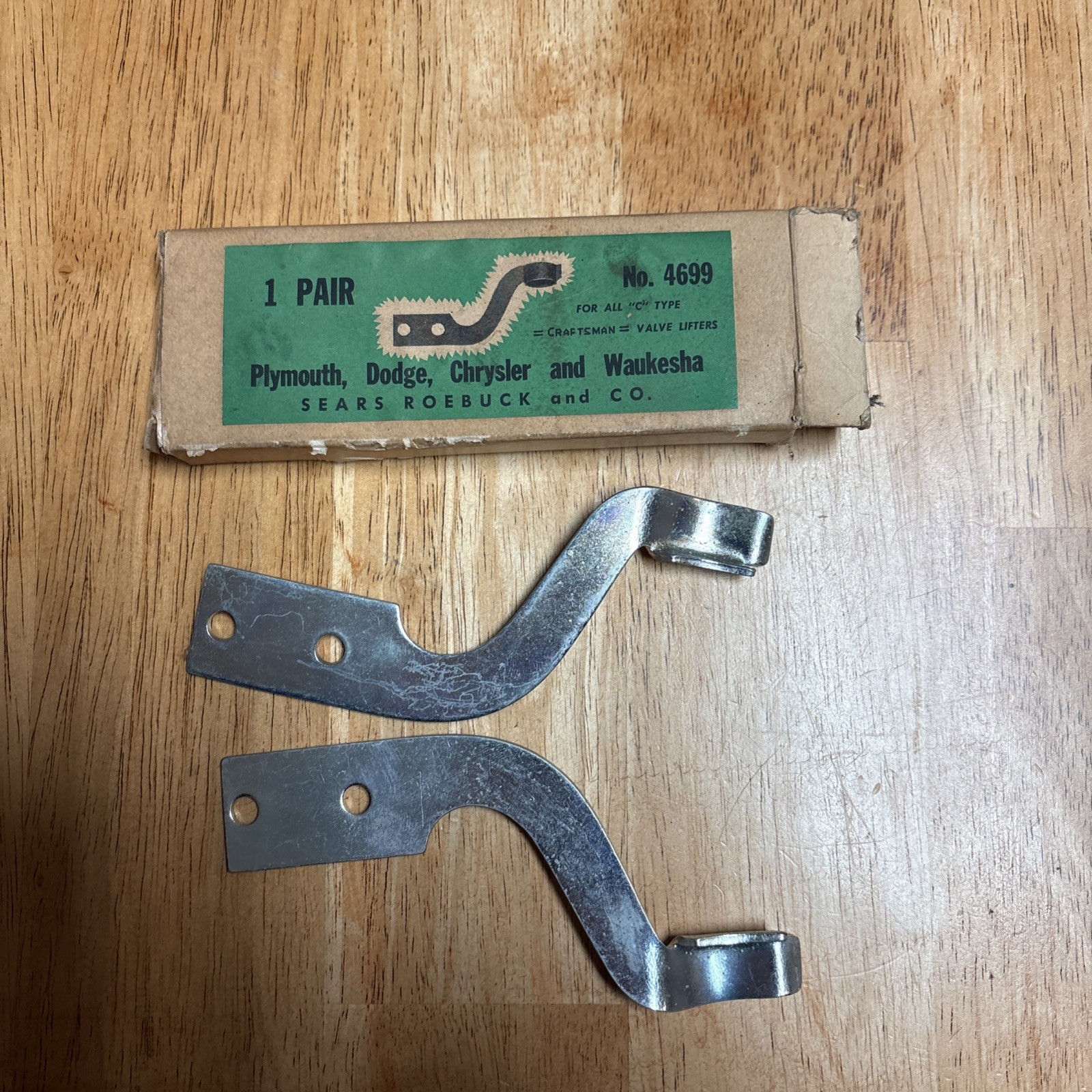 Craftsman Vintage Valve Lifters Pair 4699 Continental Type C Sear Robuck .