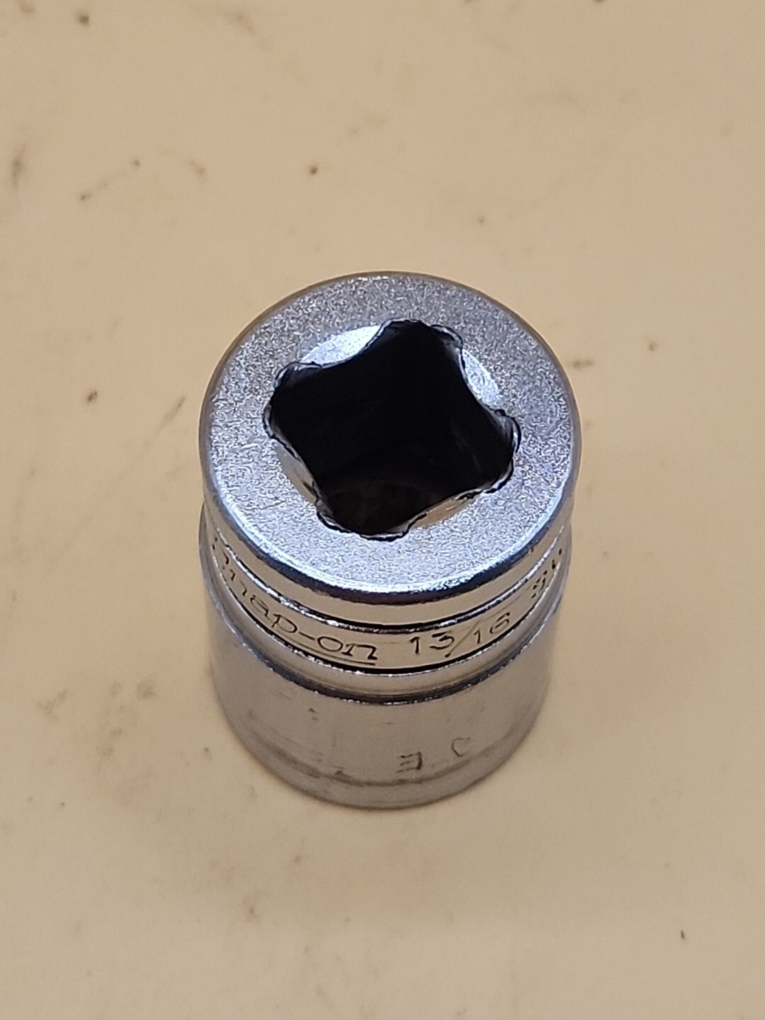 Snap-On Tools SW-261 13/16″ 1/2″drive 12 point chrome socket USA