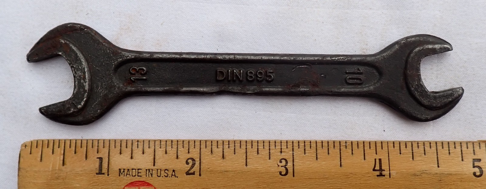 VW Walter DIN 895 Open End Wrench 10mm 13mm