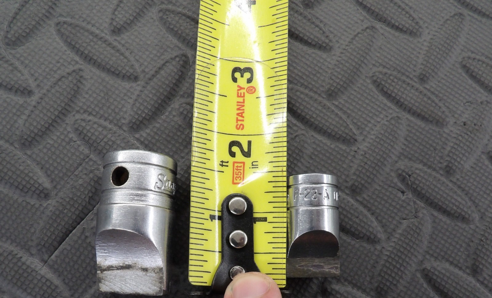 Snap-on 1/2″ Drive Drag Link Socket Chrome A17 & 3/8″ drive F-22-A USA