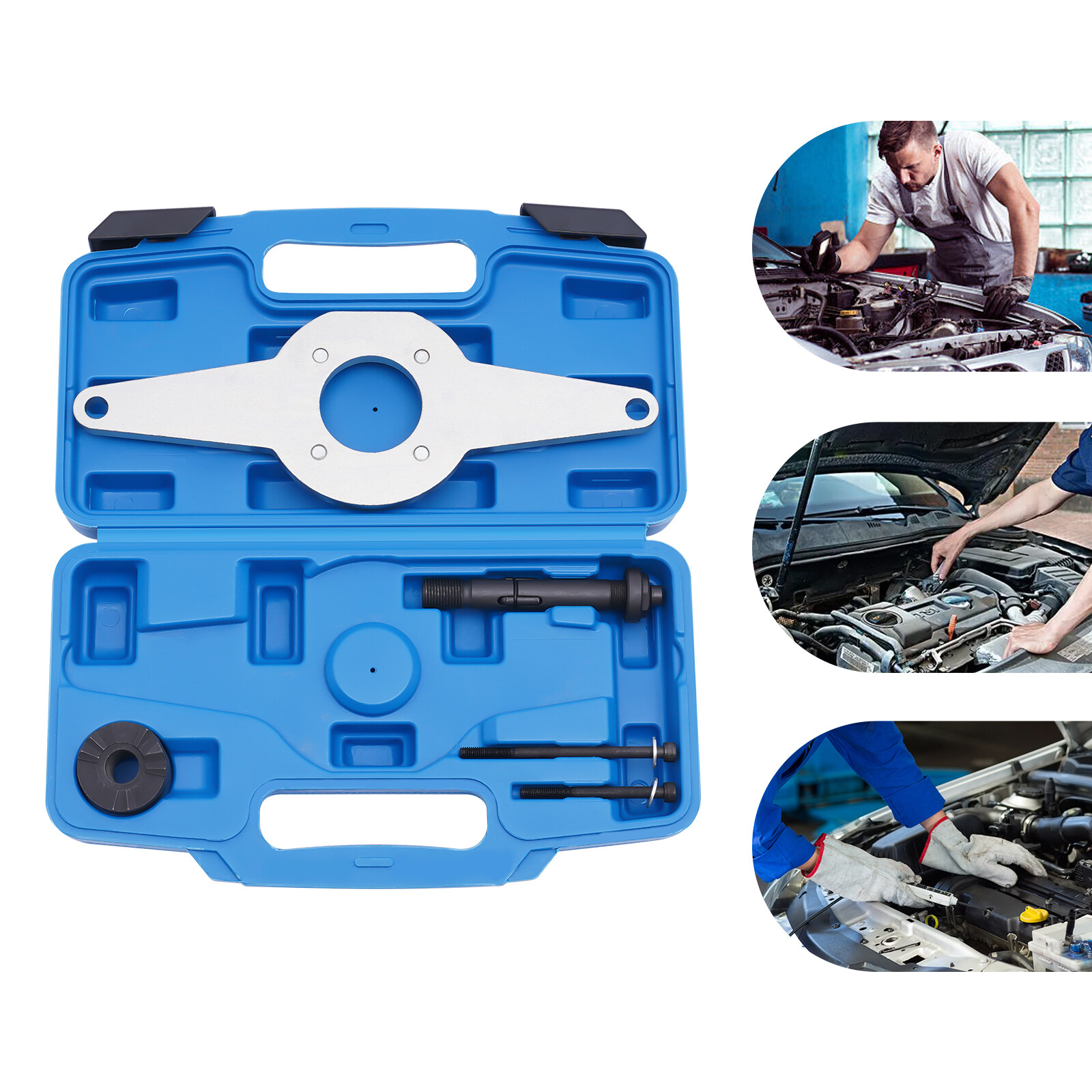 T10531 Vibration Damper Holding Tool Crankshaft Pulley Removal For Audi Vw Ea888