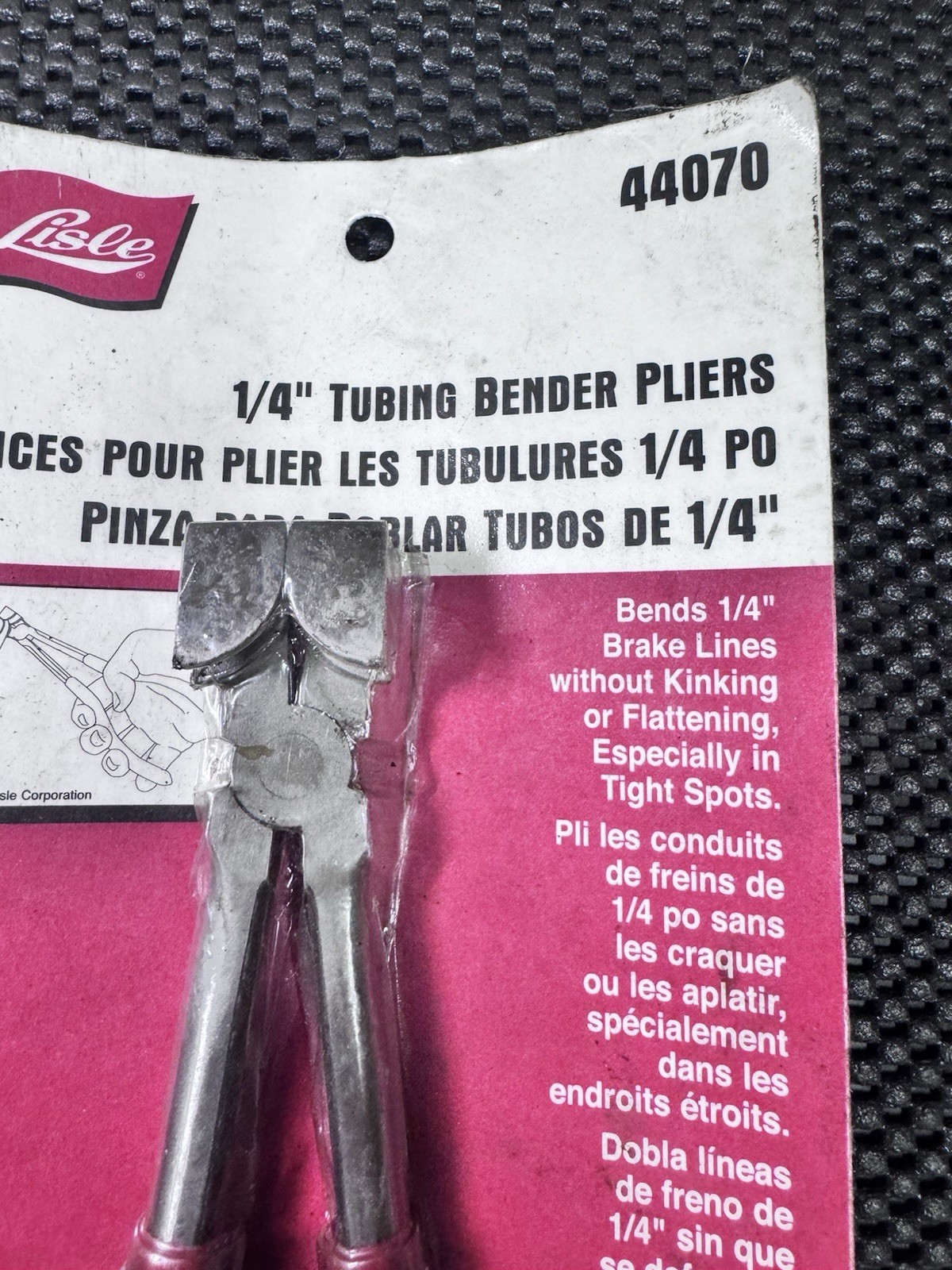 TUBING BENDING PLIERS, 1/4” – automotive steel line bender – tool – hand tools