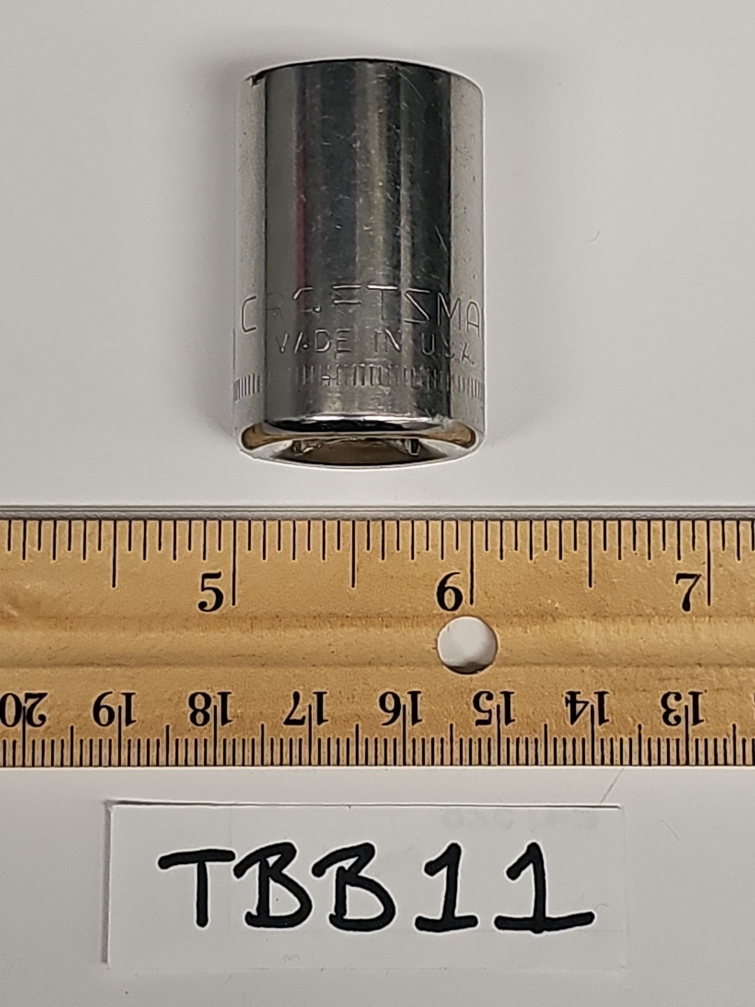 Craftsman 44238 19mm Semi-Deep Socket 12 Point 1/2″ Drive -G- USA 🇺🇸