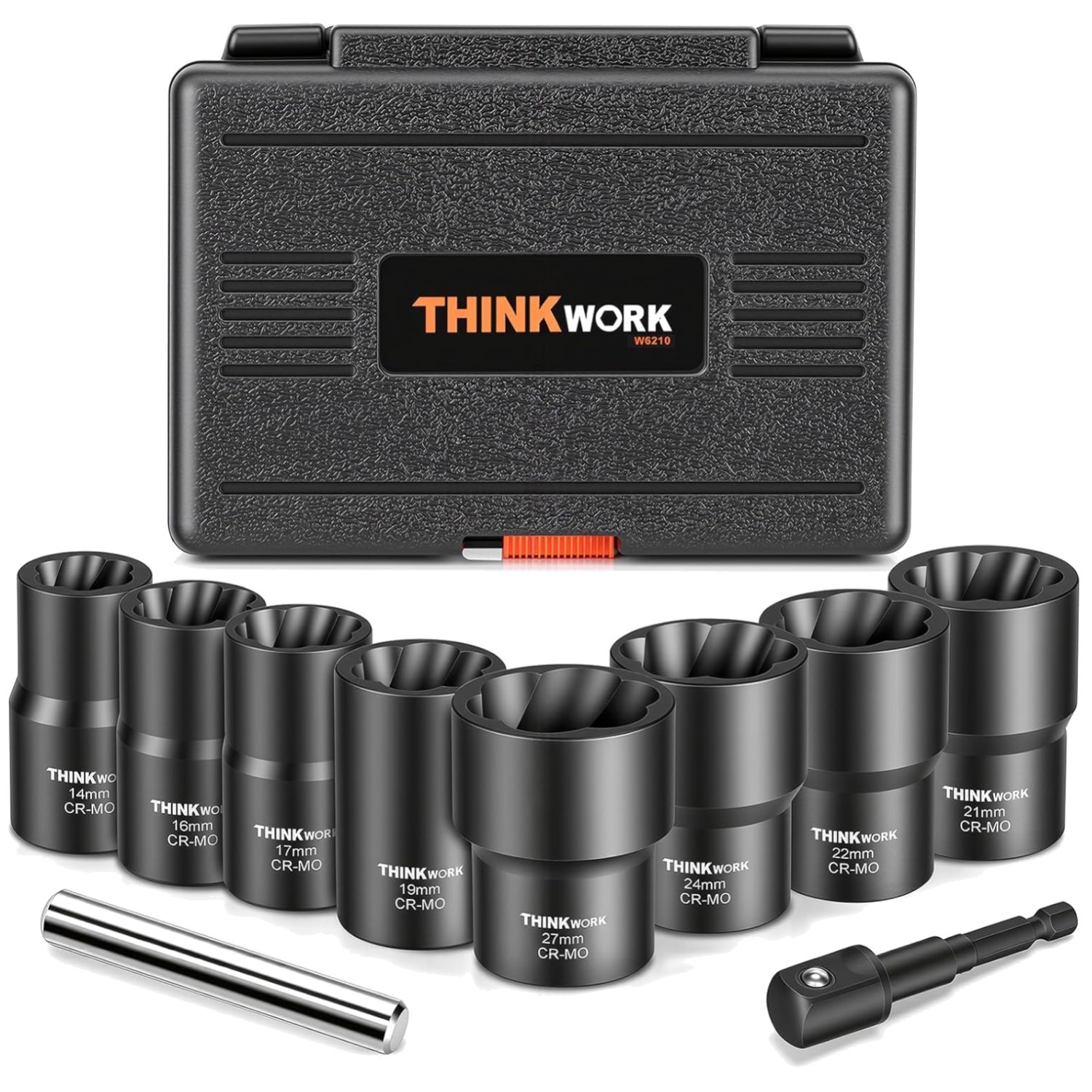 Bolt Extractor Kit, 10pc Lug Nut Removal Tool