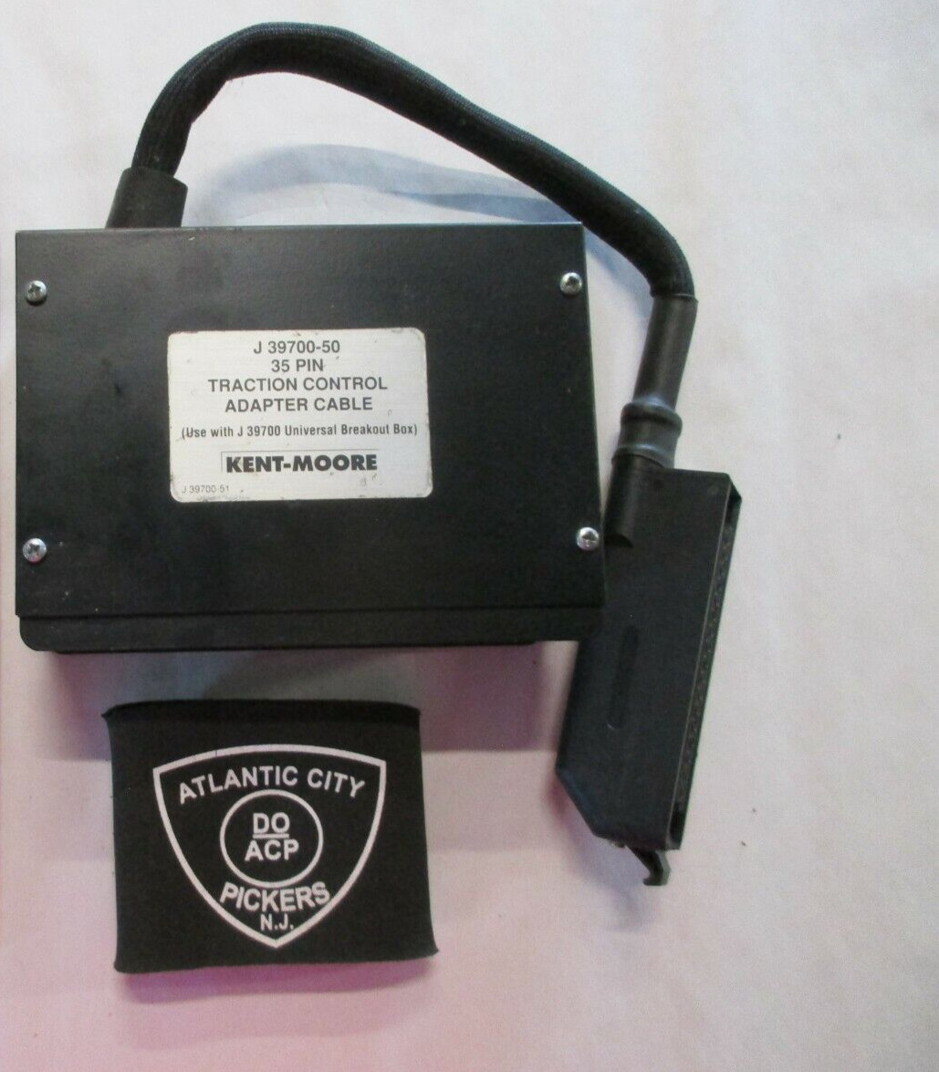 KENT MOORE TOOL J-39700-50 PIN TRACTION CONTROL ADAPTER CABLE & OVERLAY