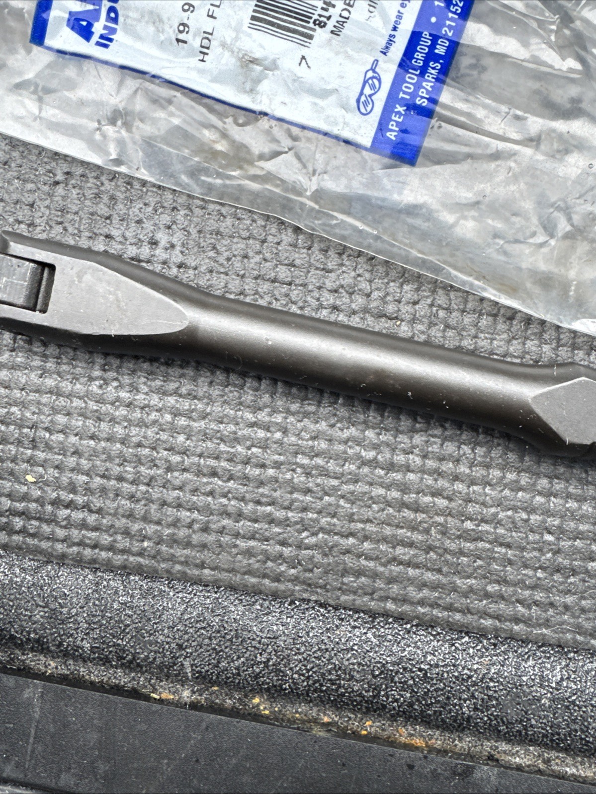 NOS Armstrong Tools USA 19-918 Black Industrial Finish Breaker Bar 3/8″ Drive