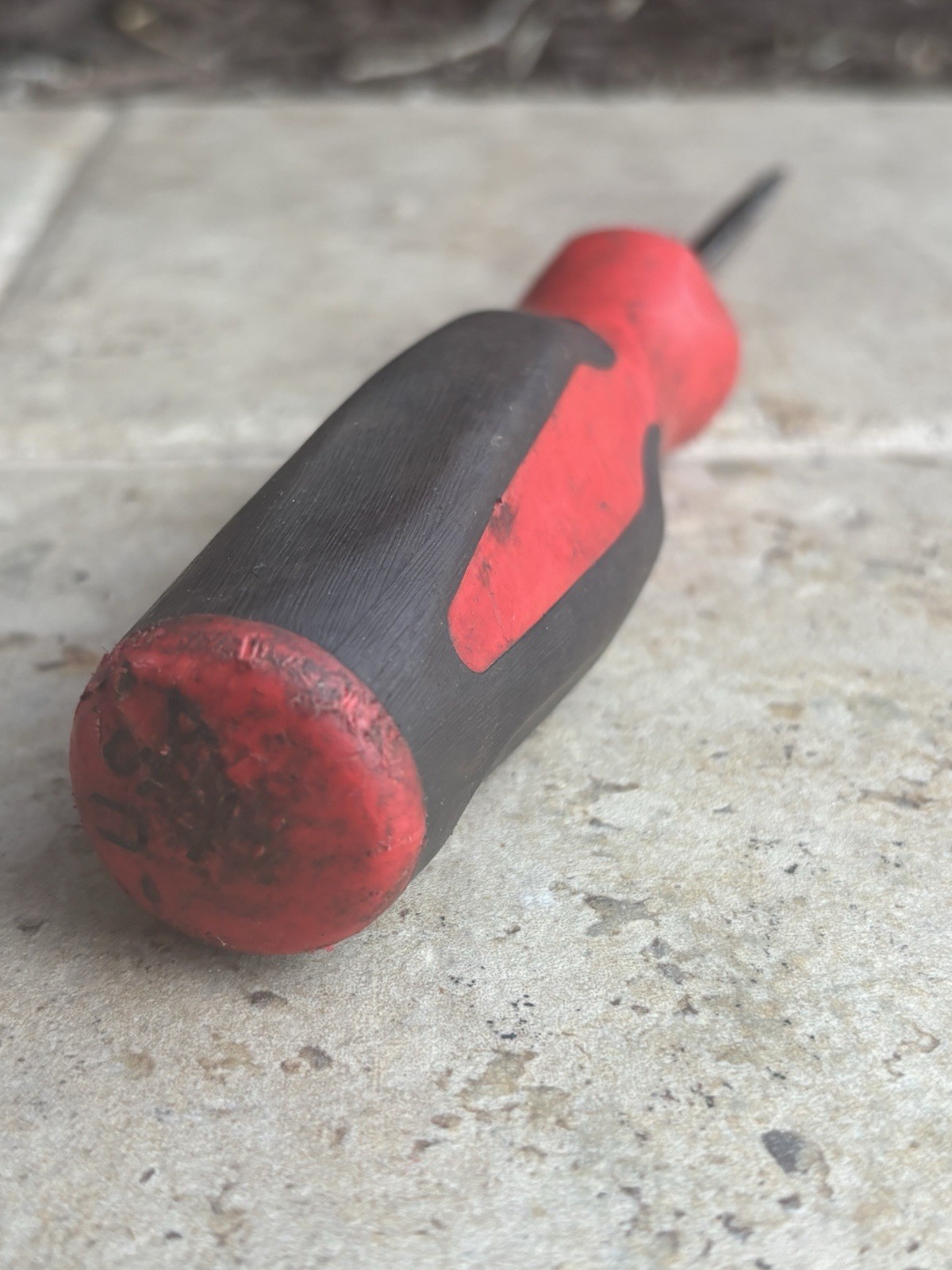 Snap-on SGD4B 1/4″⭐️Red/Black Soft Grip Flat/Slotted Screwdriver USA⭐️D542620⭐️
