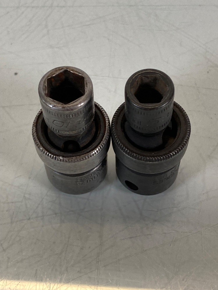 Snap-on 3/8″ 212IPFM Drive 6 Point Metric Swivel Impact Socket Set 11PC 9mm-19mm