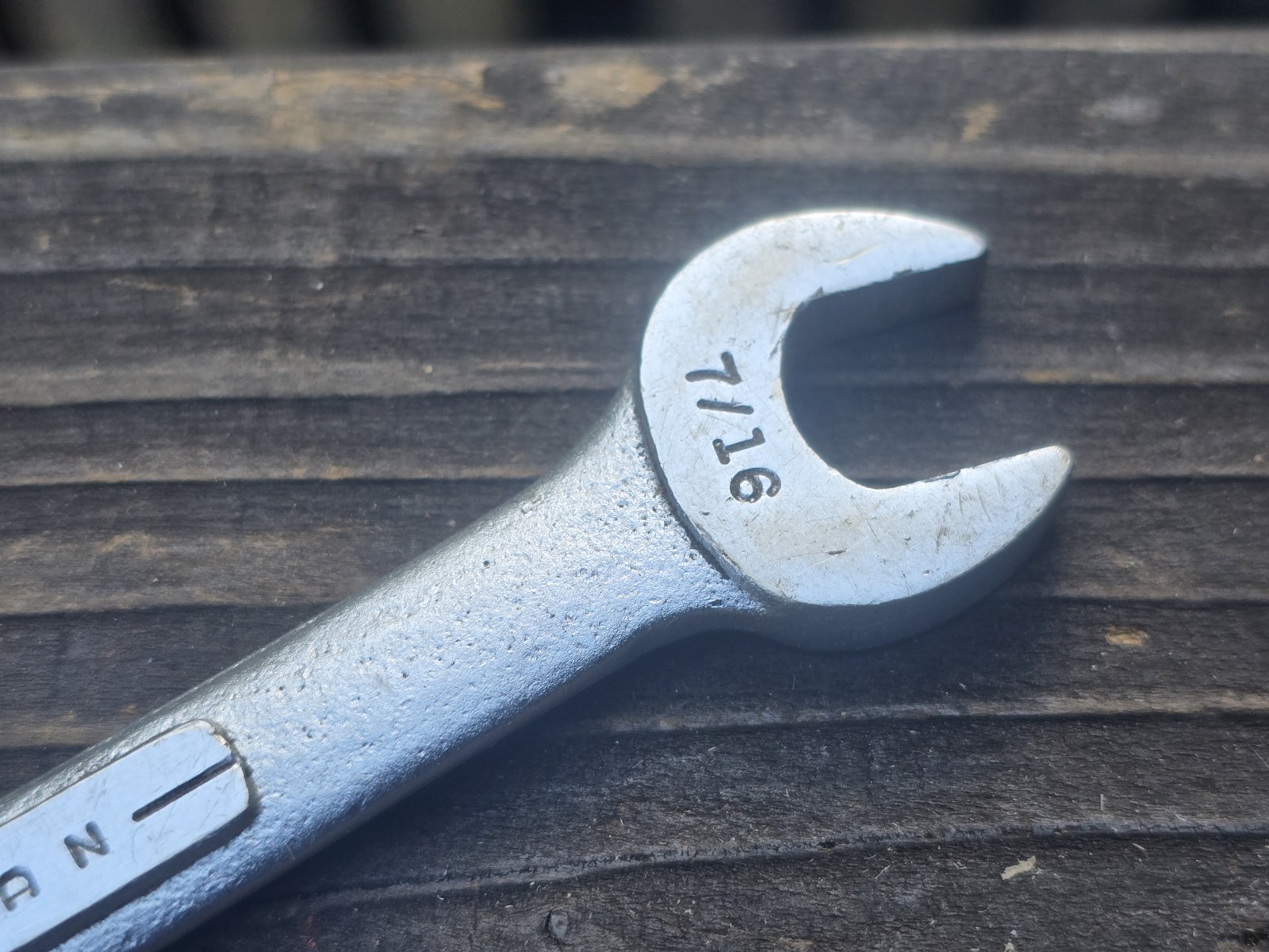 Vintage Craftsman Forged in USA V Series Open End Wrench 3/8″ 7/16″