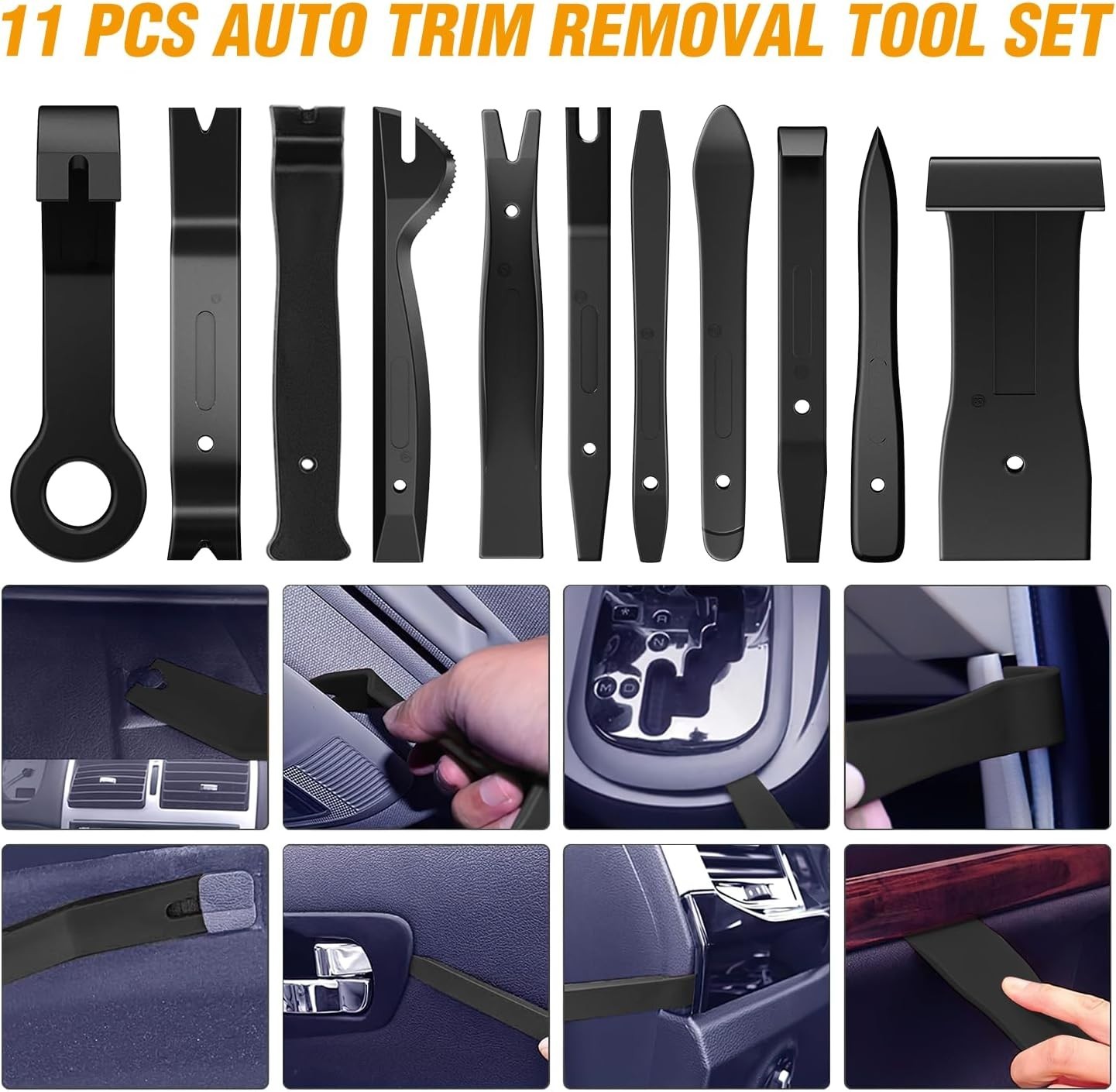 Comprehensive 330-Pcs Automotive Trim Removal Tool Set with Portable Carry Bag