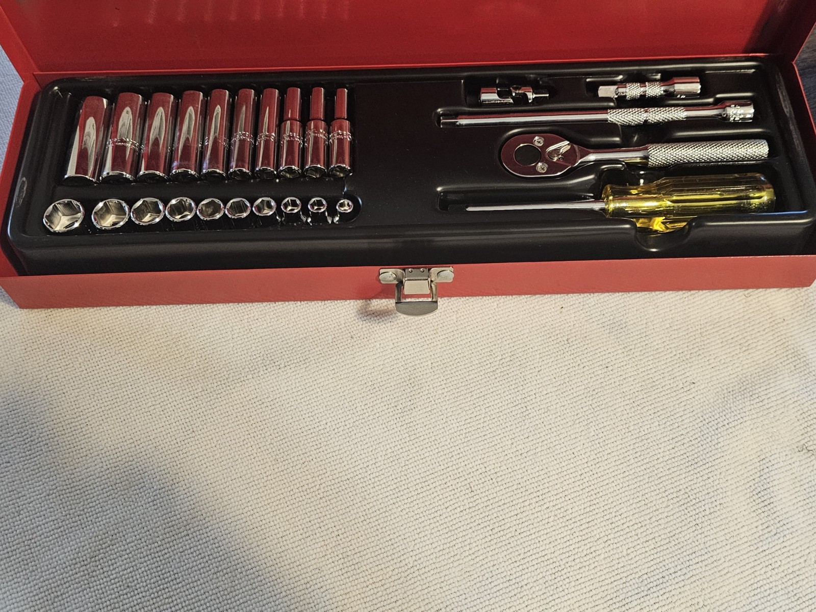 Vintage PROTO 1/4IN SOCKET SET. PROTO TOOLS. USA. 25PC SET.