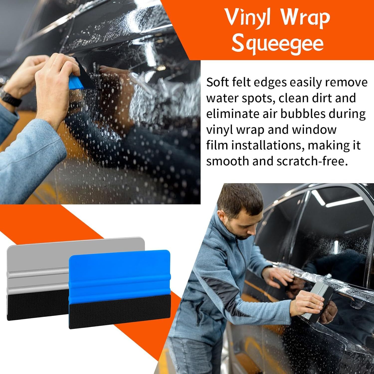 Auto Glass Tinting Tool Set Vinyl Wrap Tool Windshield Rear Window Tinting Tool