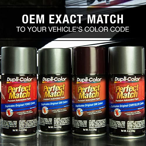 Dupli-Color Perfect Match Premium Automotive Paint, Phantom Grey Pearl, 8 oz