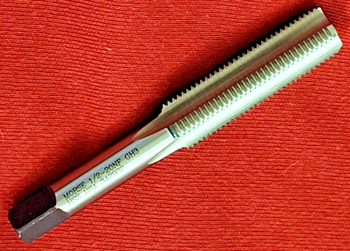 1/2-20 UNF GH3 Bottom Tap Morse MT3732643 HSS 4FL USA Hand Tap