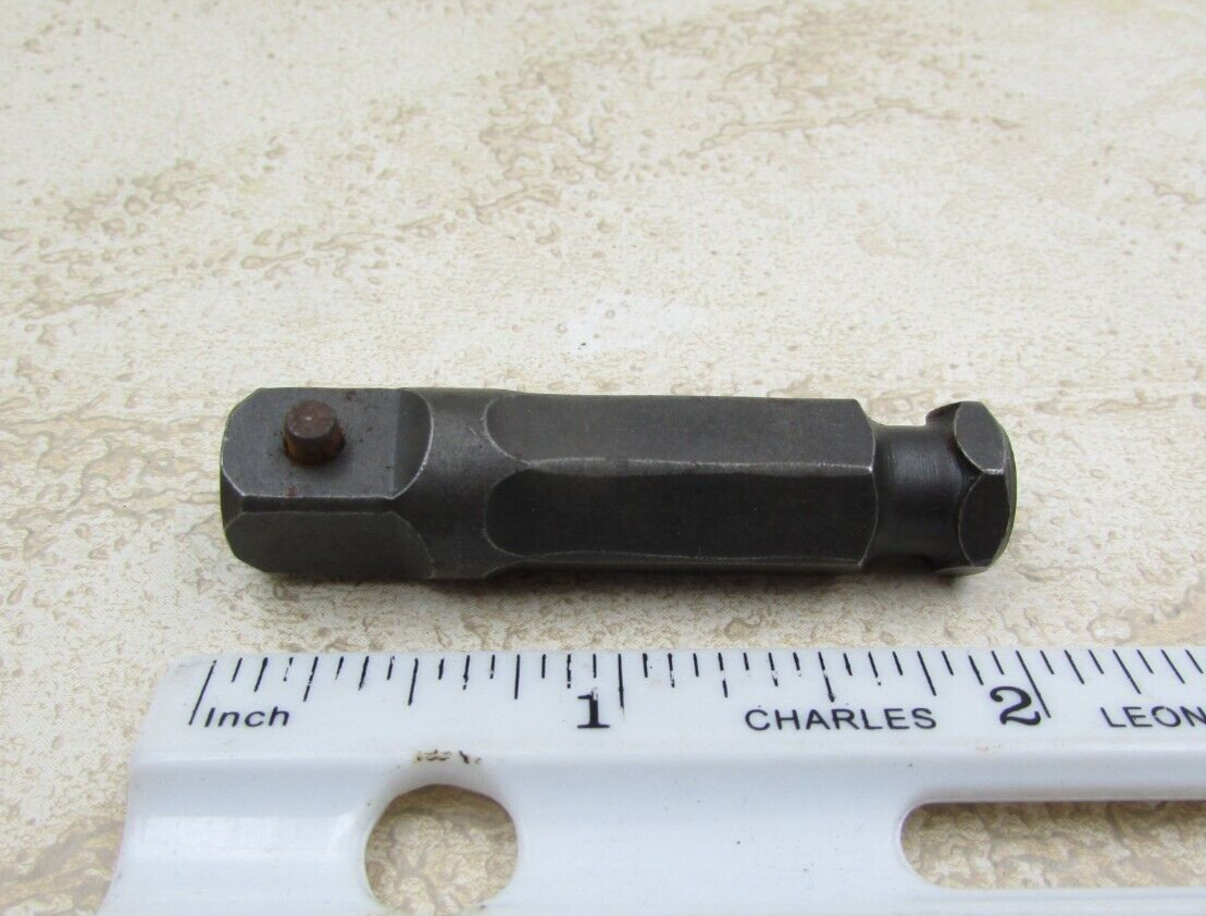 Advance Manufacturing 7/16″ Hex Power Drive Extension, 3/8» Male Square, USA