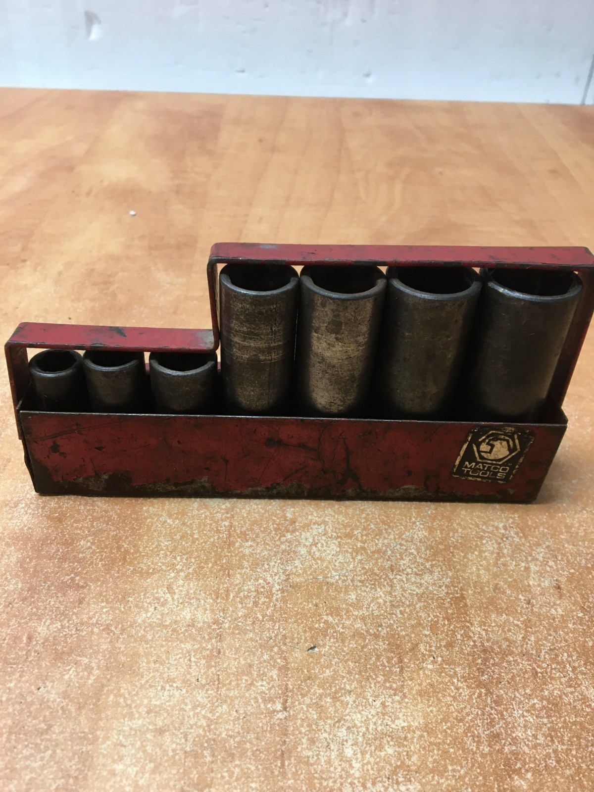 Matco 3/8 Drive SAE 7pc. Deep Impact Socket Set With Tray 6pt. 3/8-3/4 BDP246
