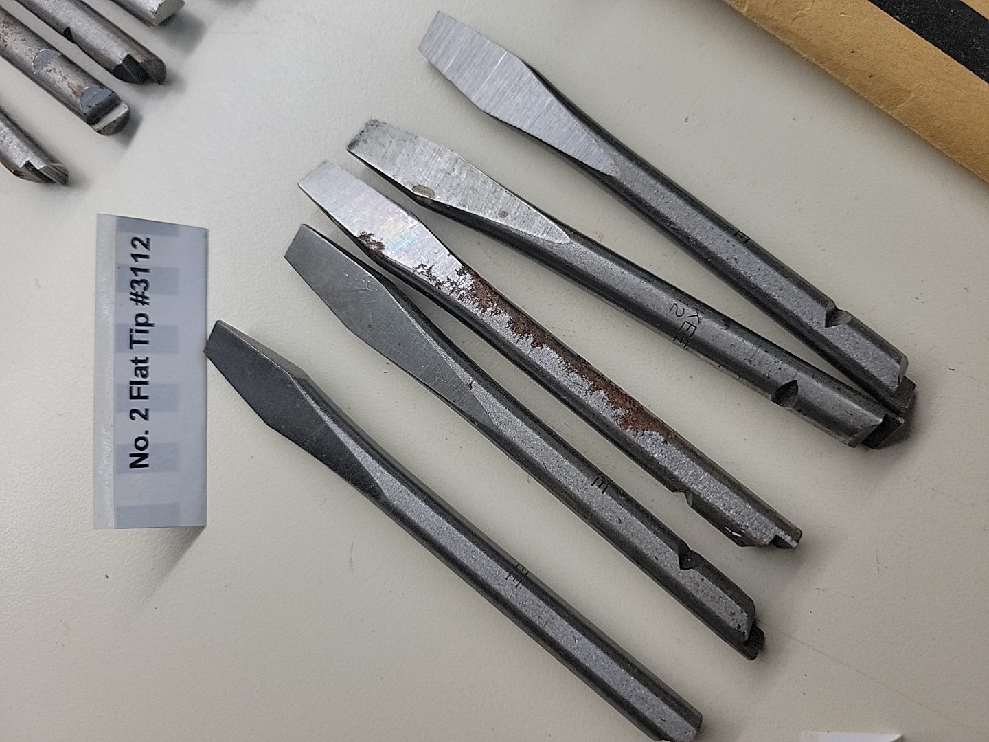18 Stanley Yankee Flat Tip Bits #1 2 & 3, 3111 3112 3113 31 131 131A 68-131 USA