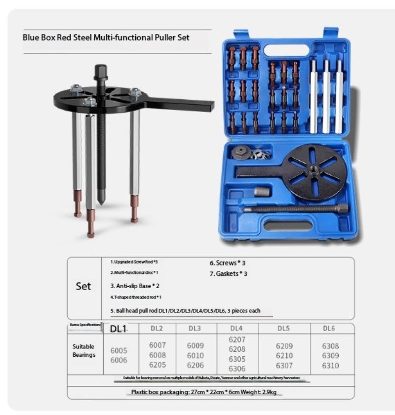 Lama Bearing Removal Tool – Three-Jaw Puller for Inner and Outer Bearing Sleeve