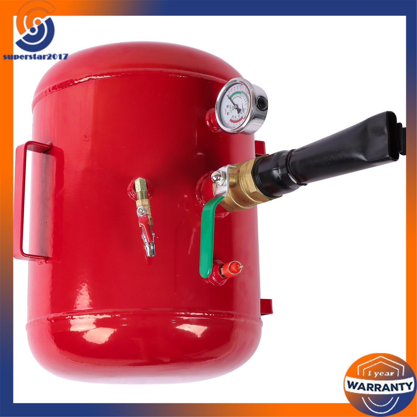 Red 7.5 Gallon Air Tire Bead Seater Blaster Tool Seating Inflator Truck 145PSI