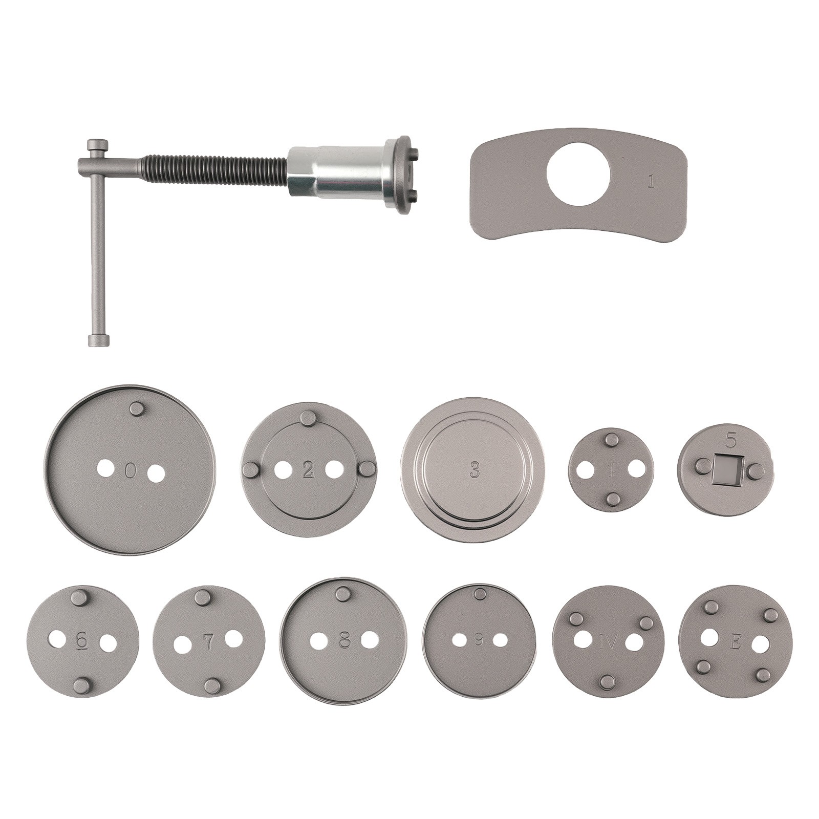 Brake Caliper Compression Set for Vehicle Disc Brake Service with Storage Case