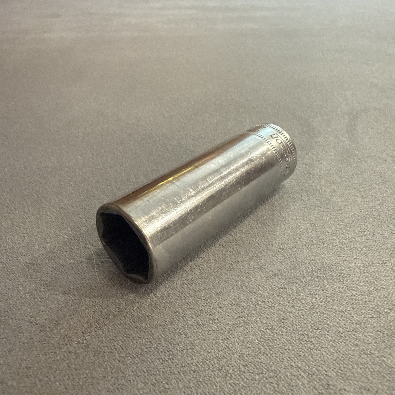 Snap-on Tools Vintage 17mm Deep Socket 3/8″ Drive 6 Point SFSM17 USA