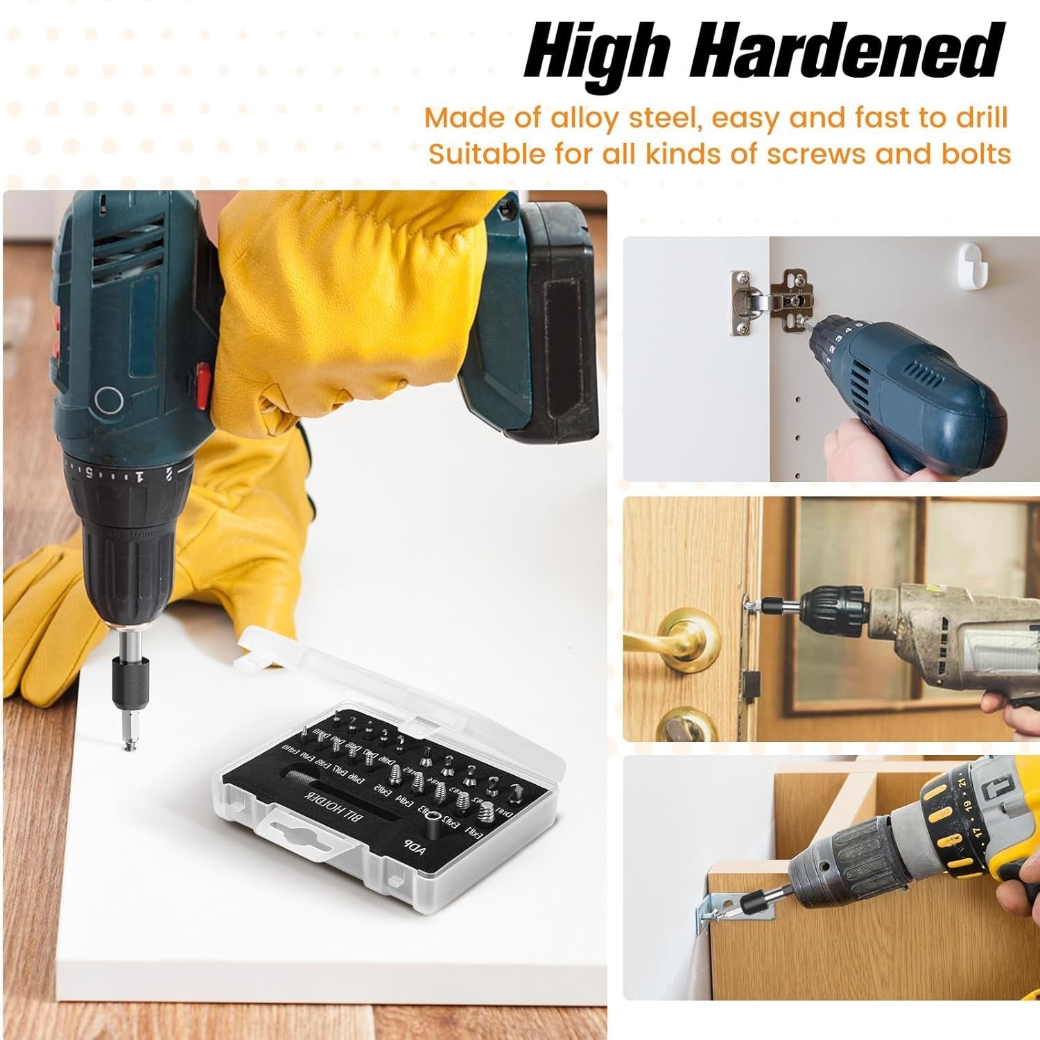 22 PCS Damaged Screw Extractor Kit with Magnetic Extension Bit Holder