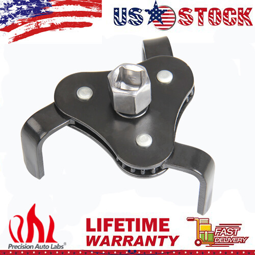 Universal Fully Adjustable Two Way Oil Filter Wrench Removal Tool for 2-3/8”-5”