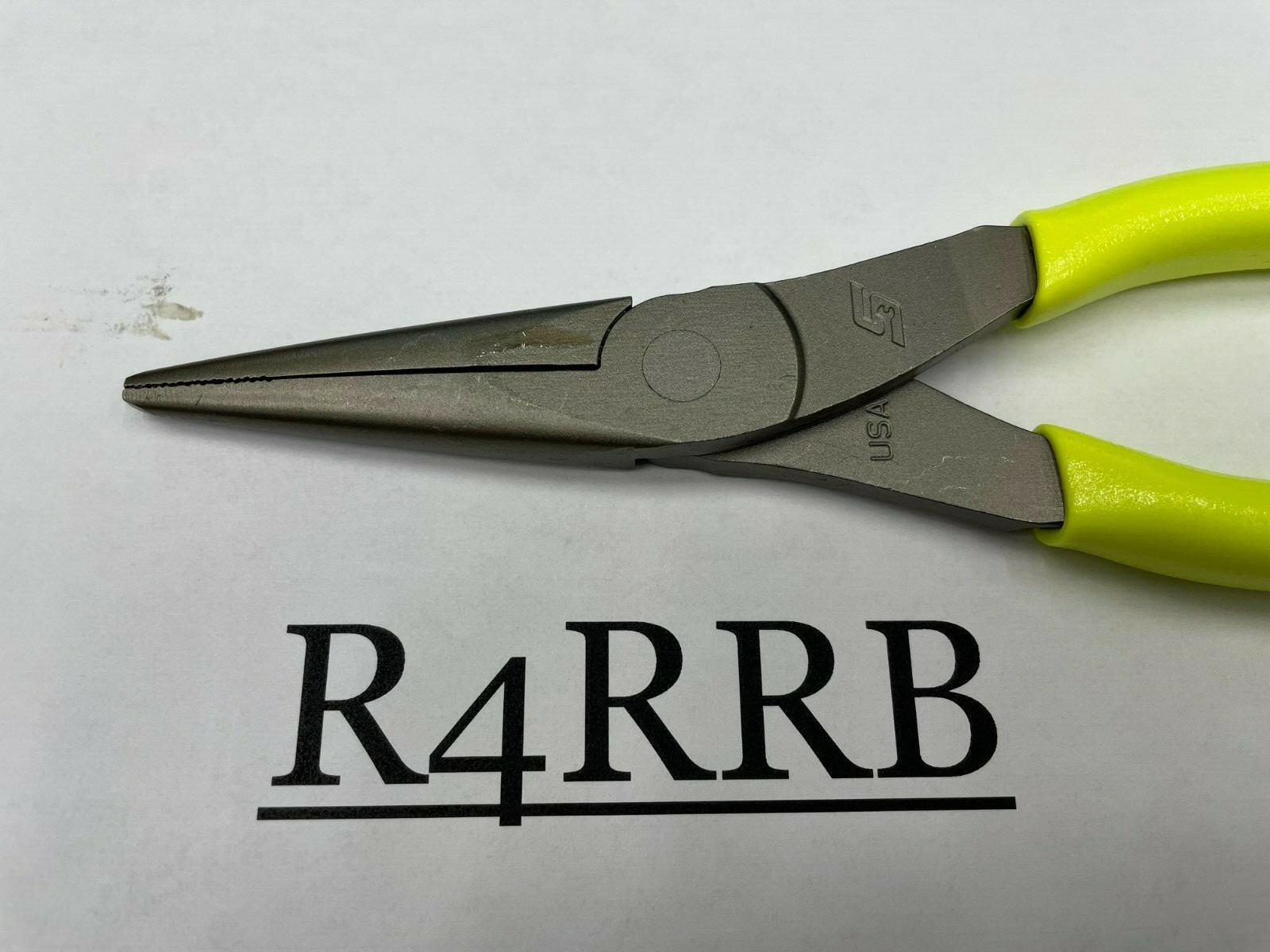 Snap-On Tools USA NEW HIVIZ Soft Grip 8″ Talon Grip Needle Nose Pliers 96ACFHV