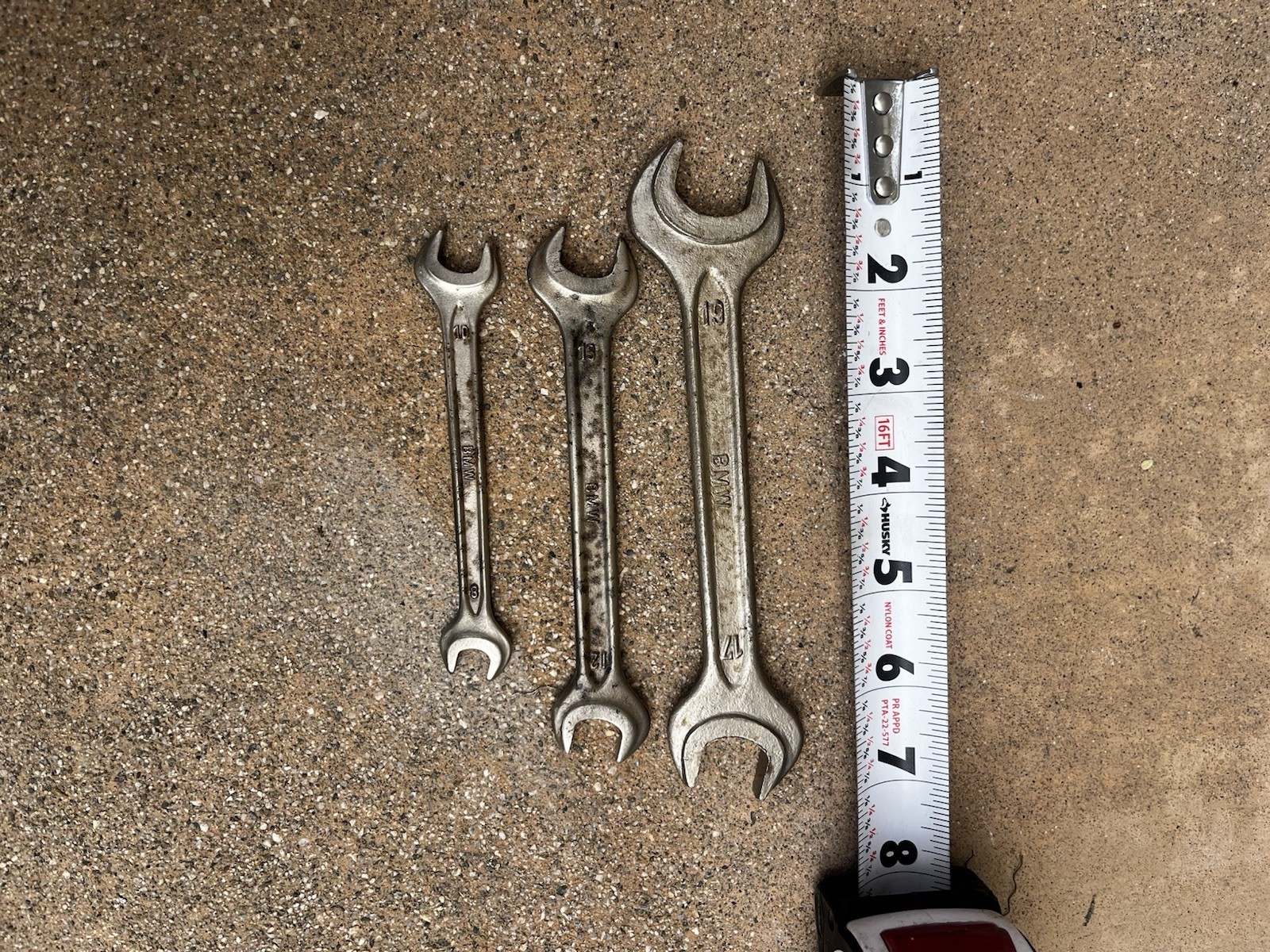 BMW Heyco open end factory wench set. made in West Germany 8-10,12-13,17-19mm
