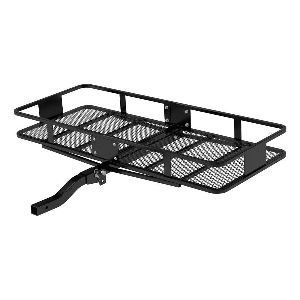60″x20″ Cargo Carrier Basket Rack Fits 2″ Trailer Tow Hitch Receiver Foldable