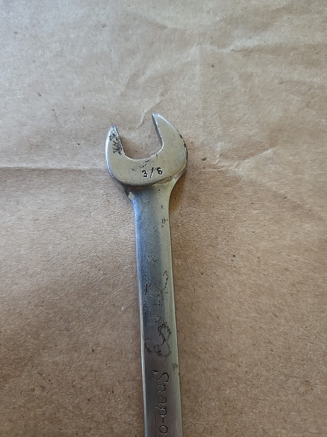 Snap On 3/8″ 12PT Short Chrome Combination Wrench OEX-120