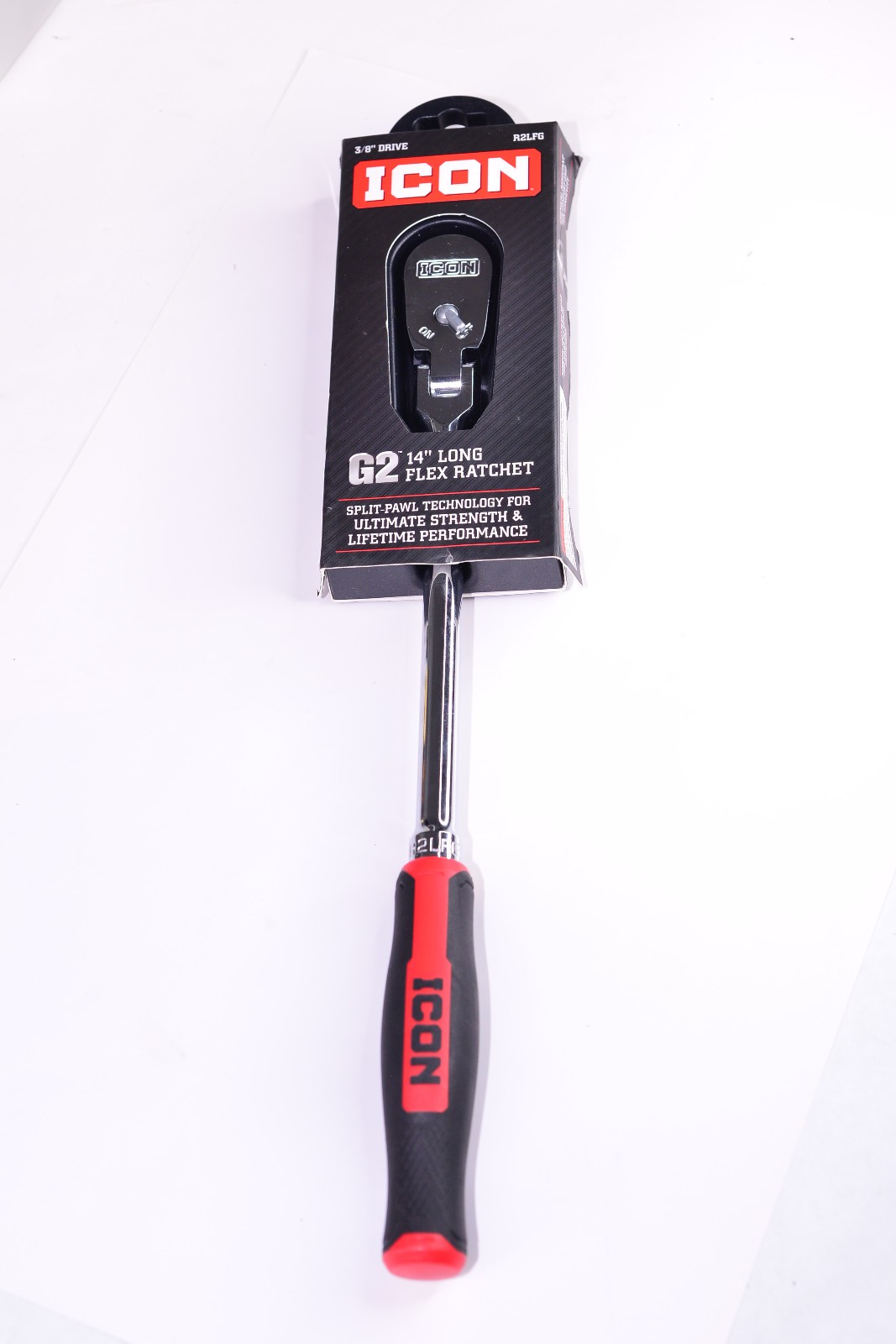 ICON G2 3/8″ Drive 14″ Long Flex Ratchet R2LFG Tool Comfort Grip FREE SHIP