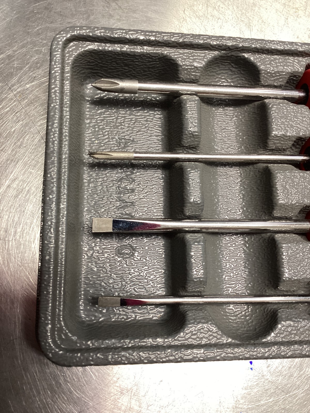 Set of 4 Snap-On Soft Grip Screwdrivers SGD P301B, SGD P300B, SGD306B, SGD304B