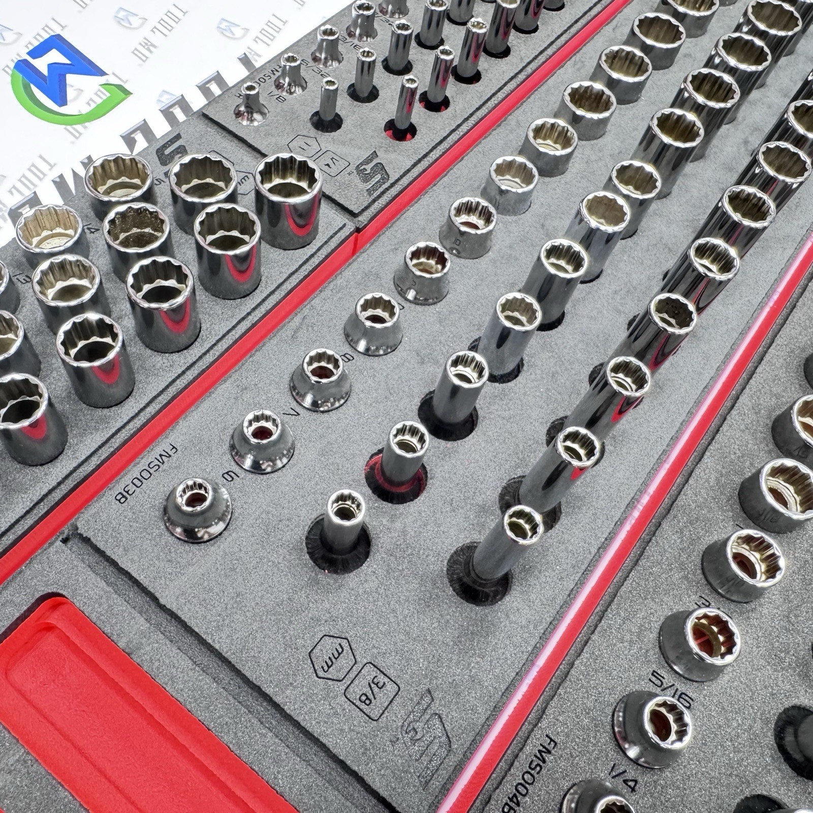 Snap-on Tools NEW 249pc 12-POINT SAE & Metric 1/2″ 3/8″ 1/4″ Cloud9 Socket Set