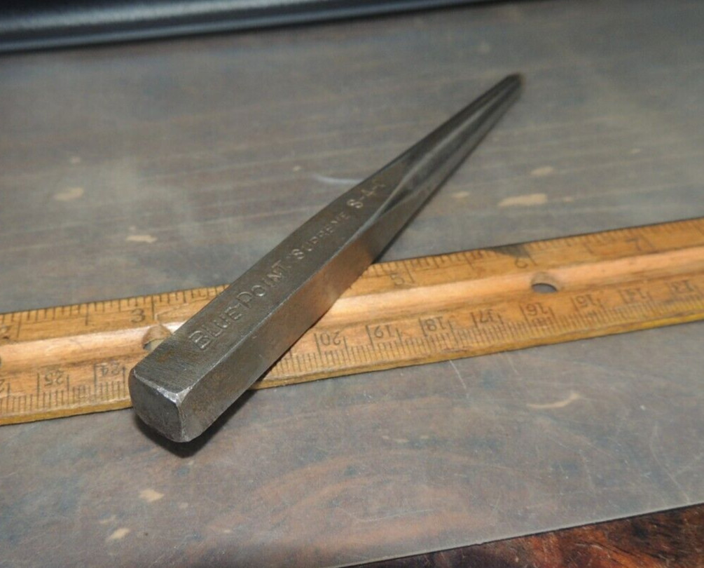 Vintage Blue-Point Supreme CENTER PUNCH S-4-C, 1947 DATE CODE 6″ LONG, USA MADE