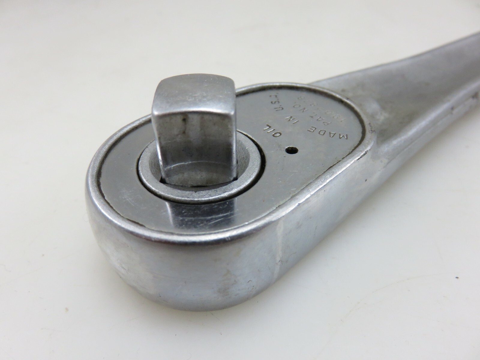 Indestro Super 3202R 1/2″ Dr. Push-Thru Drive Ratchet 9.25″ Long Vintage USA