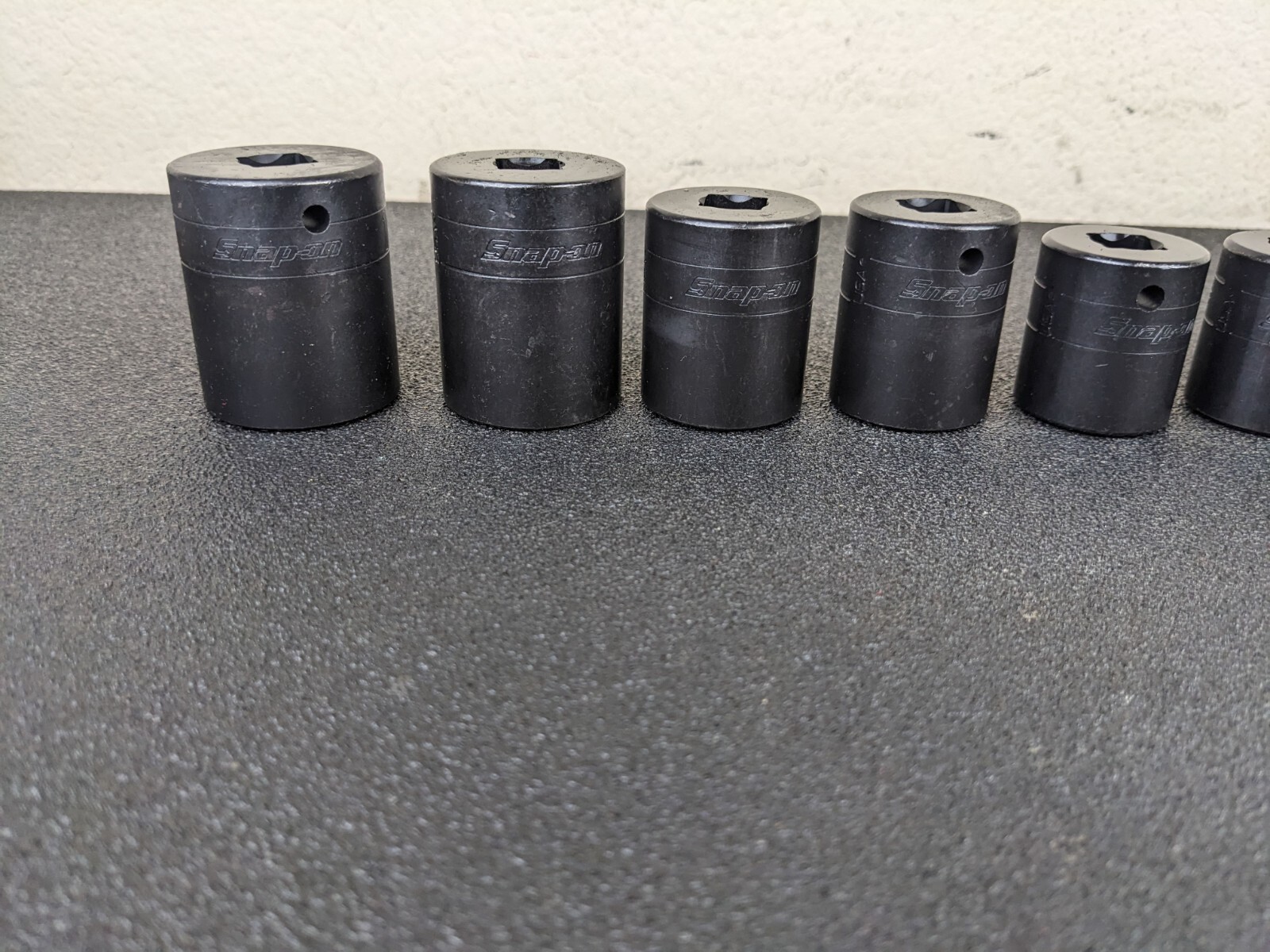 #bh828 Snap On Tools NEW SAE Shallow Impact Socket Set 7/16″ to 1-1/8″
