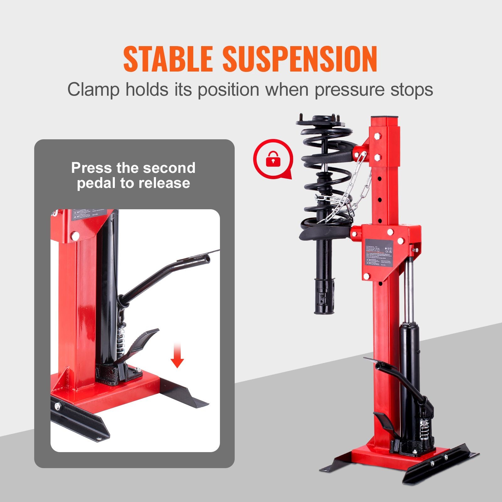 Hydraulic Spring Compressor 1 Ton/4.5 Ton Car Strut Tool