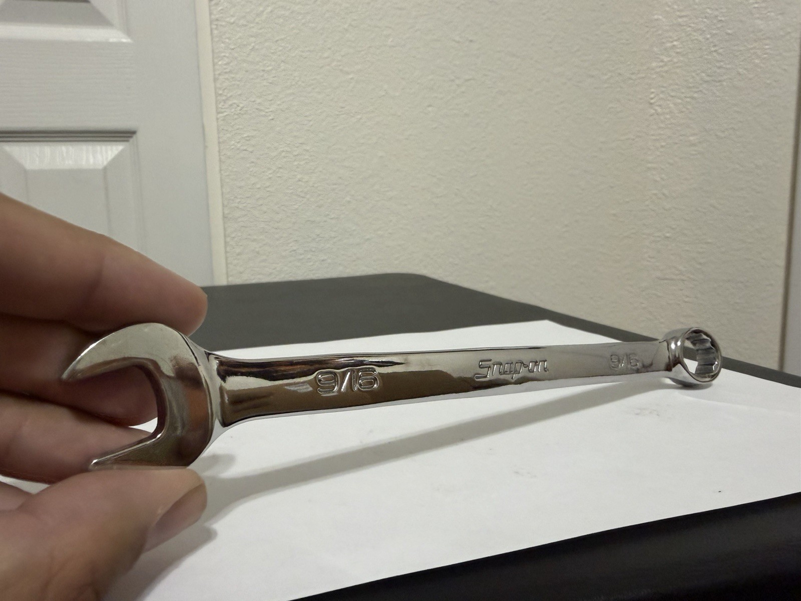 Snap-On Tools USA 12 Point SAE Size 9/16″ Flank Drive Combination Wrench OEX18B