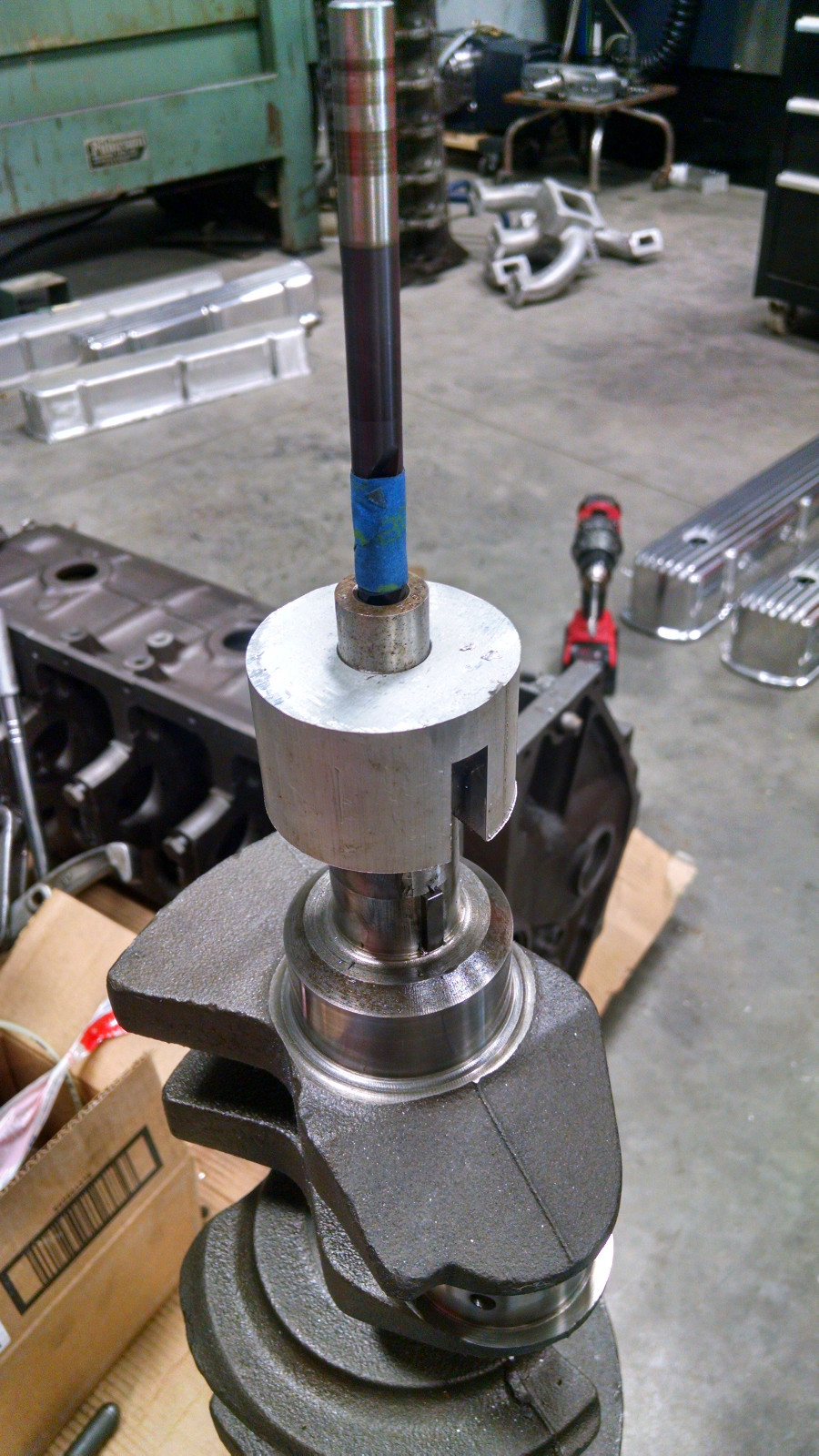 Crankshaft Drilling Fixture Balancer bolt 283 327 250 235 261 230 348 409 Tool