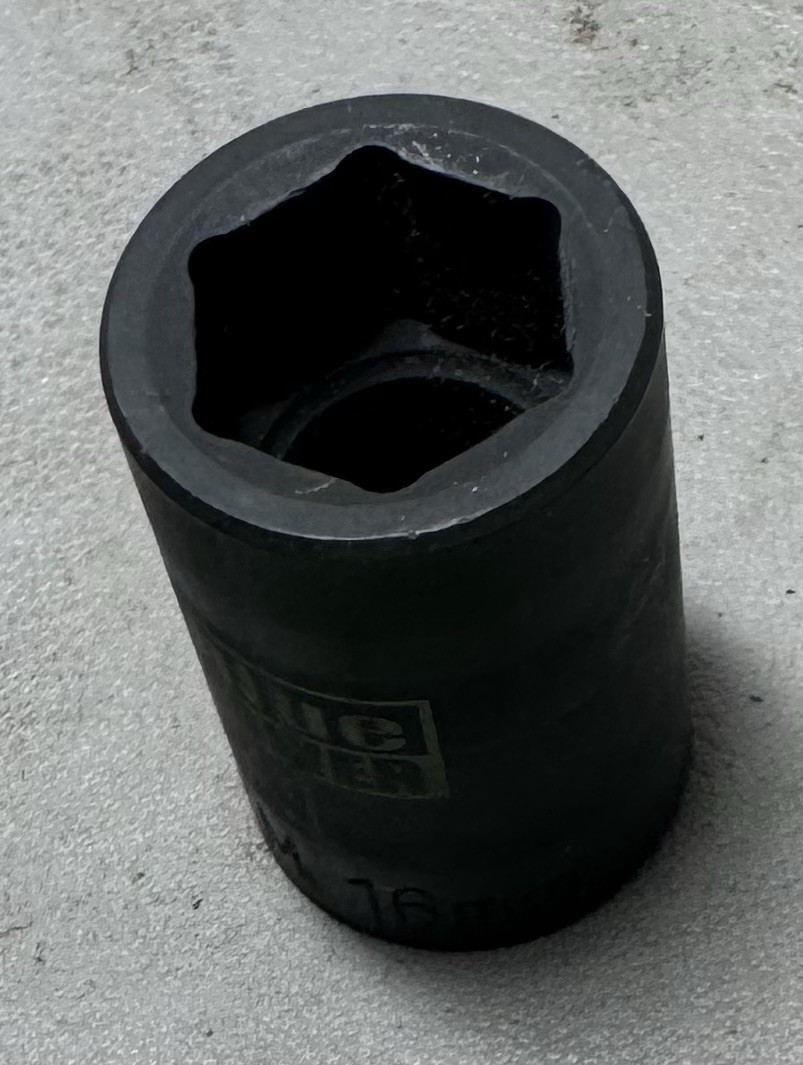 Blue Power by Cornwell CBP137M 16MM 1/2”drive 6 point impact socket