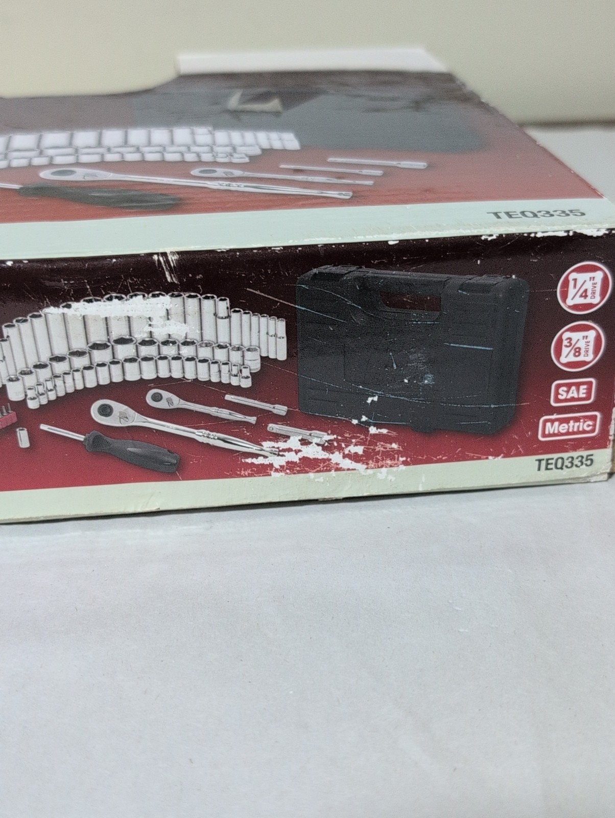 TEQ Correct 80 Piece Socket Set 1/4″ 3/8″ SAE Metric! NEW!