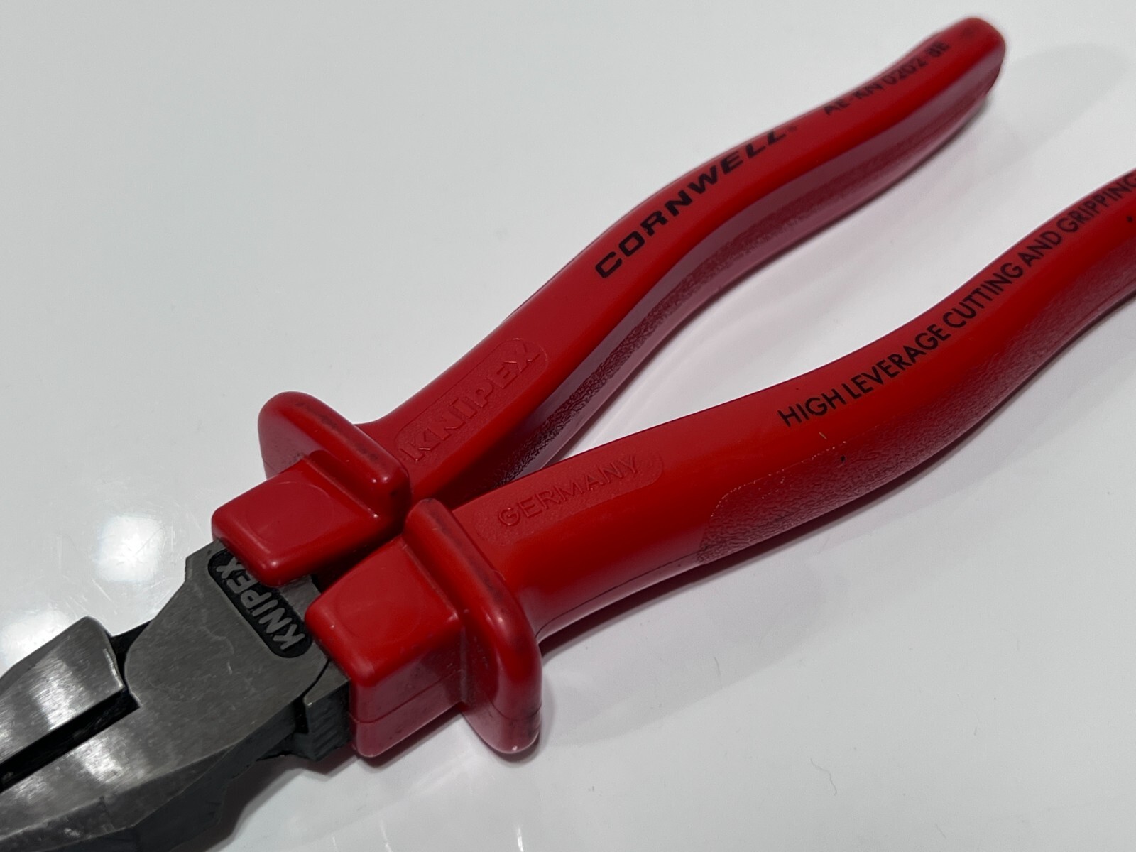 Cornwell KNIPEX AE-KN 0202-8E Insulated High Leverage Cutting & Gripping Pliers