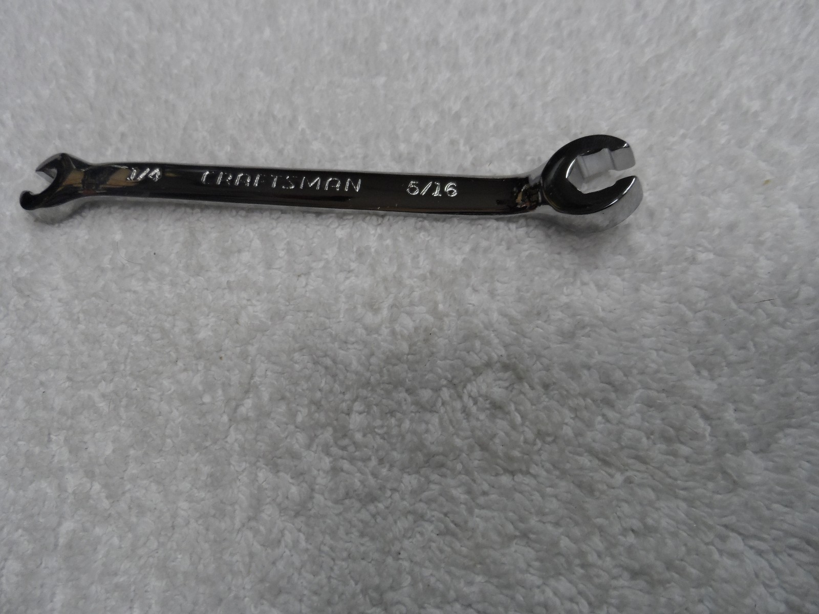 Craftsman Full Polish SAE Flare Nut Wrench, 1/4″ x 5/16″ – Part # 42090