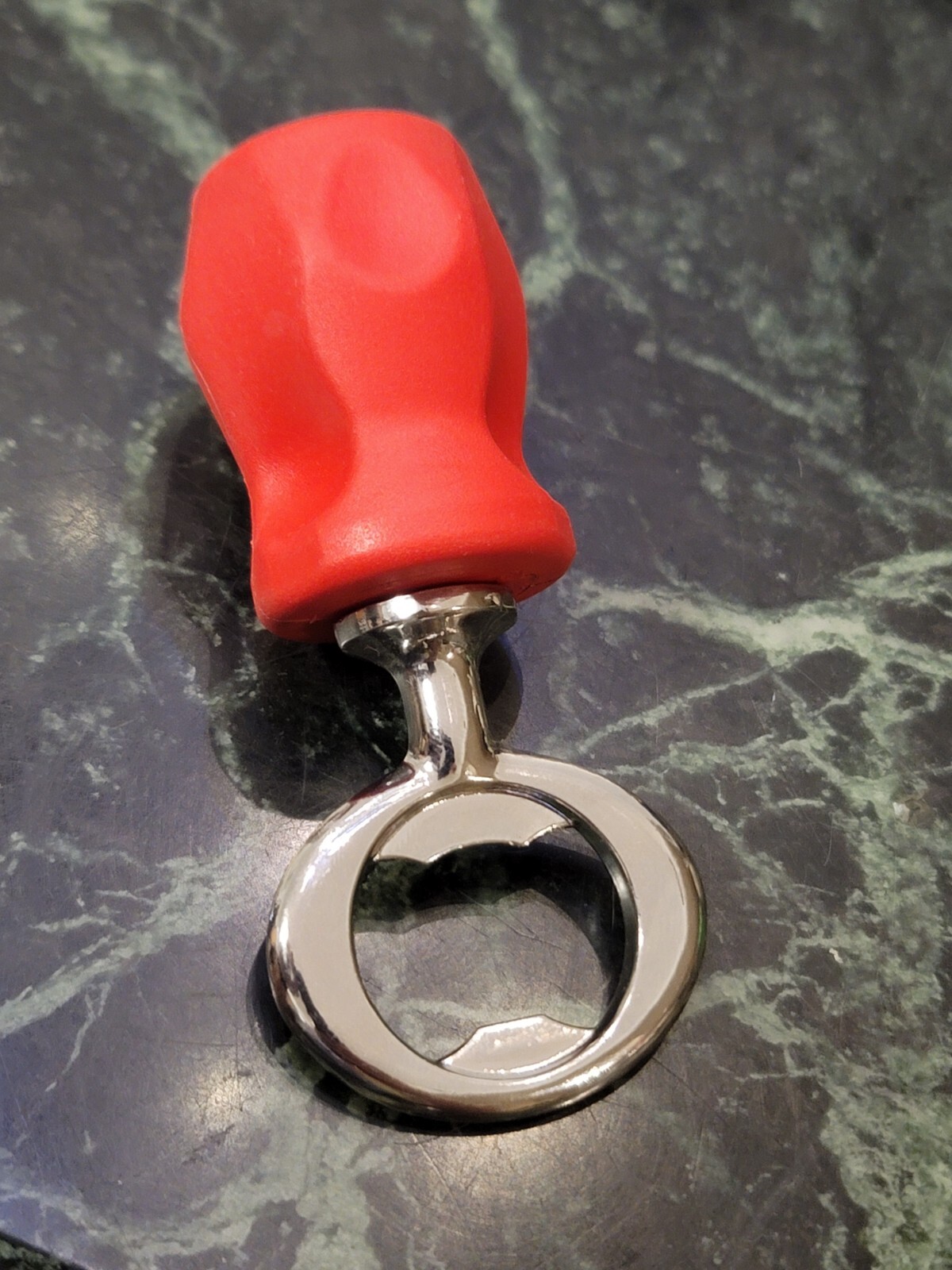 Snap-on Handle Bottle Opener STUBBY RED