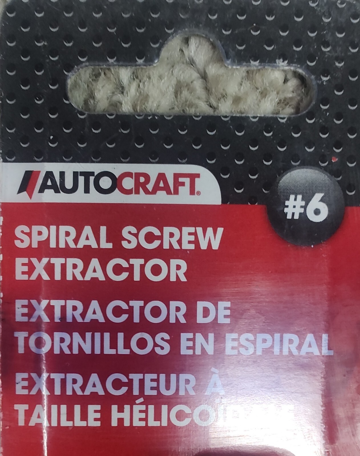 AUTOCRAFT #6 SPIRAL SCREW EXTRACTOR